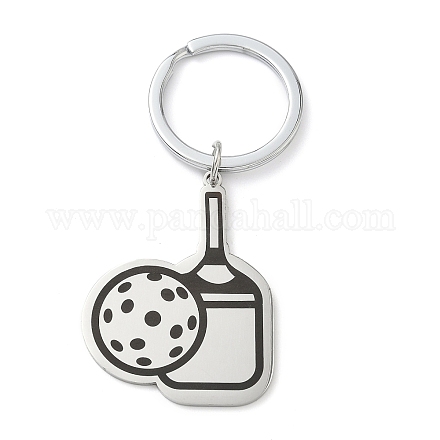 Брелки с веслами из нержавеющей стали 201 с печатью KEYC-H021-01P-1