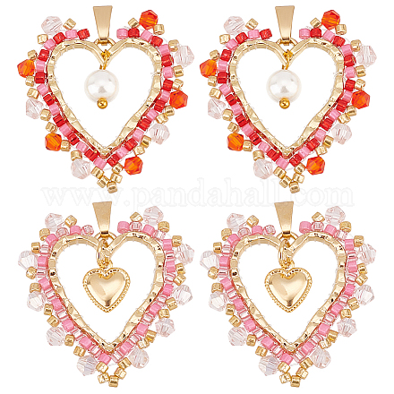 Подвески из сплава 8 шт. PALLOY-GO00027-1