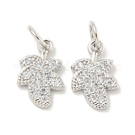 Покрытие стойки латунь микропаве прозрачные подвески из кубического циркония KK-B093-14P-1