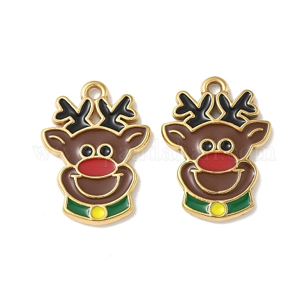 Подвески из нержавеющей стали 304 с эмалью STAS-L300-012G-01-1