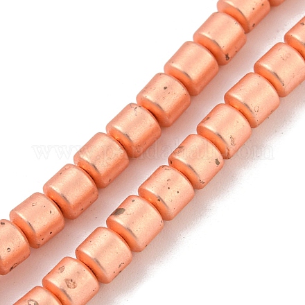 Гальванические нити из синтетических немагнитных гематитовых бусин G-Z032-E02-06RG-1