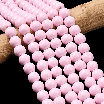 Окрашенные стеклянные бусины &nbsp;DGLA-S071-8mm-B2-1