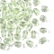 50Pcs Transparent Glass Beads, Rabbit, Honeydew, 15x11.3~11.6x9.7~10mm, Hole: 1mm