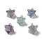 Natural Fluorite Beads, No Hole/Undrilled, Merkaba Star, 12.5~13x12.5~13x12.5~13mm