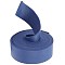 PU Leather Cord, Flat, Prussian Blue, 3x0.18cm, 3m/roll
