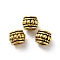 Tibetan Style Alloy Beads, Cadmium Free & Lead Free, Column, Antique Golden, 8x6.5mm, Hole: 4mm, about 1000pcs/1000g
