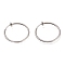 Non-Tarnish 304 Stainless Steel Retractable Earrings, Clip-on Earrings For Non-pierced Ears, Stainless Steel Color, 60x2mm