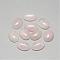 Natural Rose Quartz Cabochons, Oval, 25x18x6~7mm