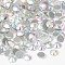 Glass Hotfix Rhinestone, Grade AA, Flat Back & Faceted, Half Round, Crystal AB, SS6, 1.9~2.0mm, about 1440pcs/bag