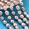 Natural Cultured Freshwater Pearl Beads Strands, Rice, Grade 4A+, Thistle, 10~11mm, Hole: 0.5mm, about 28~31pcs/strand, 34cm