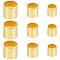 Brass Tube Crimp Beads, Golden, 1.5~2.5x1.5~2.5mm, Hole: 1~2mm