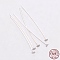 925 Sterling Silver Flat Head Pins, Silver, 25x1.5x0.7mm, Head: 1.5mm, about 27pcs/3g