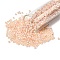 TOHO 8/0 Round Beads, Japanese Seed Beads, (2126) Silver Lined Light Peach Opal, 3mm, Hole: 1mm, about 222pcs/10g