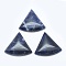 Natural Sodalite Cabochons, Triangle, 28.5x31x5mm