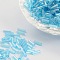 Transparent Colours Rainbow Glass Bugle Beads, AB Color, Sky Blue, 6x1.8mm, Hole: 0.6mm, 1250pcs/50g