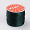 Round Waxed Polyester Cords, Dark Green, 0.45mm, about 174.97 yards(160m)/roll
