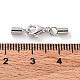 Антикоррозийные застежки-клешни из стерлингового серебра 925 шт. STER-P055-03C-P-3
