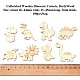 Незаконченные деревянные фигурки динозавров WOOD-CJC0010-01-2