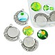 Наборы для изготовления вращающихся подвесок с клевером своими руками DIY-FS0005-44-3