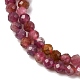 Натуральный красный турмалин бусы нити&nbsp;X-G-A021-01D-01-4