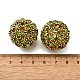 Латунные бусины со стразами  KK-D295-07G-02-2