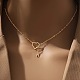 Сердце буква латунный микро паве прозрачный кубический цирконий инициал лариат ожерелья FS-WG6D374-11-1