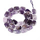 Природный аметист нитей бисера G-T139-71-2
