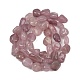 Природного розового кварца нитей бисера G-Q060-E21-03-3