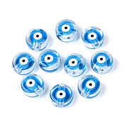 Печатные прозрачные акриловые бусины TACR-T030-22C