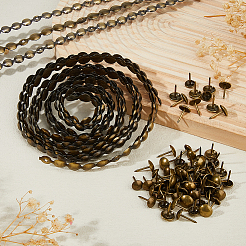 Полоски железных гвоздей&nbsp;FIND-WH0148-752P