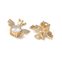 Латунные микропаве из прозрачного кубического циркония KK-G531-05G