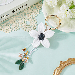 Брелок из кожи и сплава&nbsp;HJEW-WH20022-04A-01