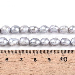 Нити из натурального культивированного пресноводного жемчуга PEAR-N014-06G-03