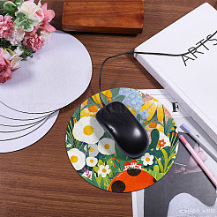 Силикон с тканевым ковриком для мыши&nbsp;LS-AJEW-WH0270-890