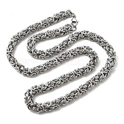 Ожерелье из нержавеющей стали 304&nbsp;NJEW-H411-26