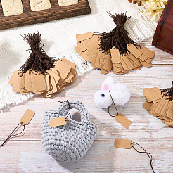 500 шт. пустые ценники из крафт-бумаги со шнуром CDIS-TA0001-44