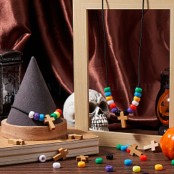 Наборы для изготовления браслетов из пластика и дерева своими руками&nbsp;DIY-SC0027-35