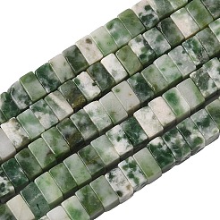 Натуральные зеленые пятна яшмовых нитей G-A280-C14-01