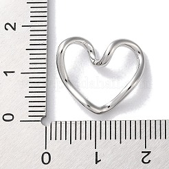 Латунные звенья в виде сердечек KK-Z039-33P