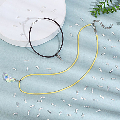 200 шт. латунные наконечники для шнура KK-PH0012-89S