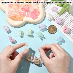 50 шт. светящиеся прозрачные акриловые бусины&nbsp;LACR-SP0001-01