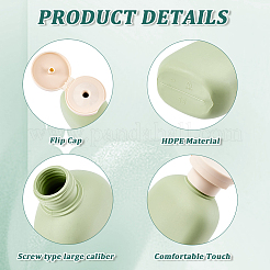 Пластиковые бутылки с откидной крышкой&nbsp;AJEW-WH20020-278A