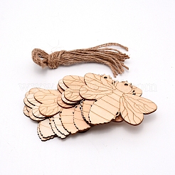 Украшения из дерева&nbsp;WOOD-WH0112-80