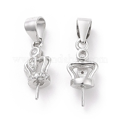 925 серебряная подставка для чашек с родиевым покрытием STER-D035-43P