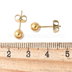 Серьги-гвоздики из нержавеющей стали 304 для женщин EJEW-E603-06A-G