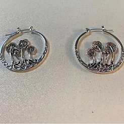 Серьги сплава обручем FS-WG4BE07-01-1