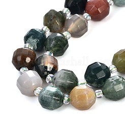 Природного индийского агата бисер нитей G-T131-77A