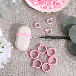 60шт. 2-х стильный силиконовый кулон SIL-GF0001-43E