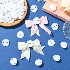 80 шт. пластиковая основа для броши&nbsp;KY-SC0002-39A