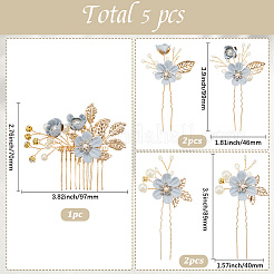 Набор заколок для волос из пластика OHAR-WH20020-04C